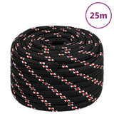 Vidaxl Boot Rope 20 mm 25 m Polypropylene black