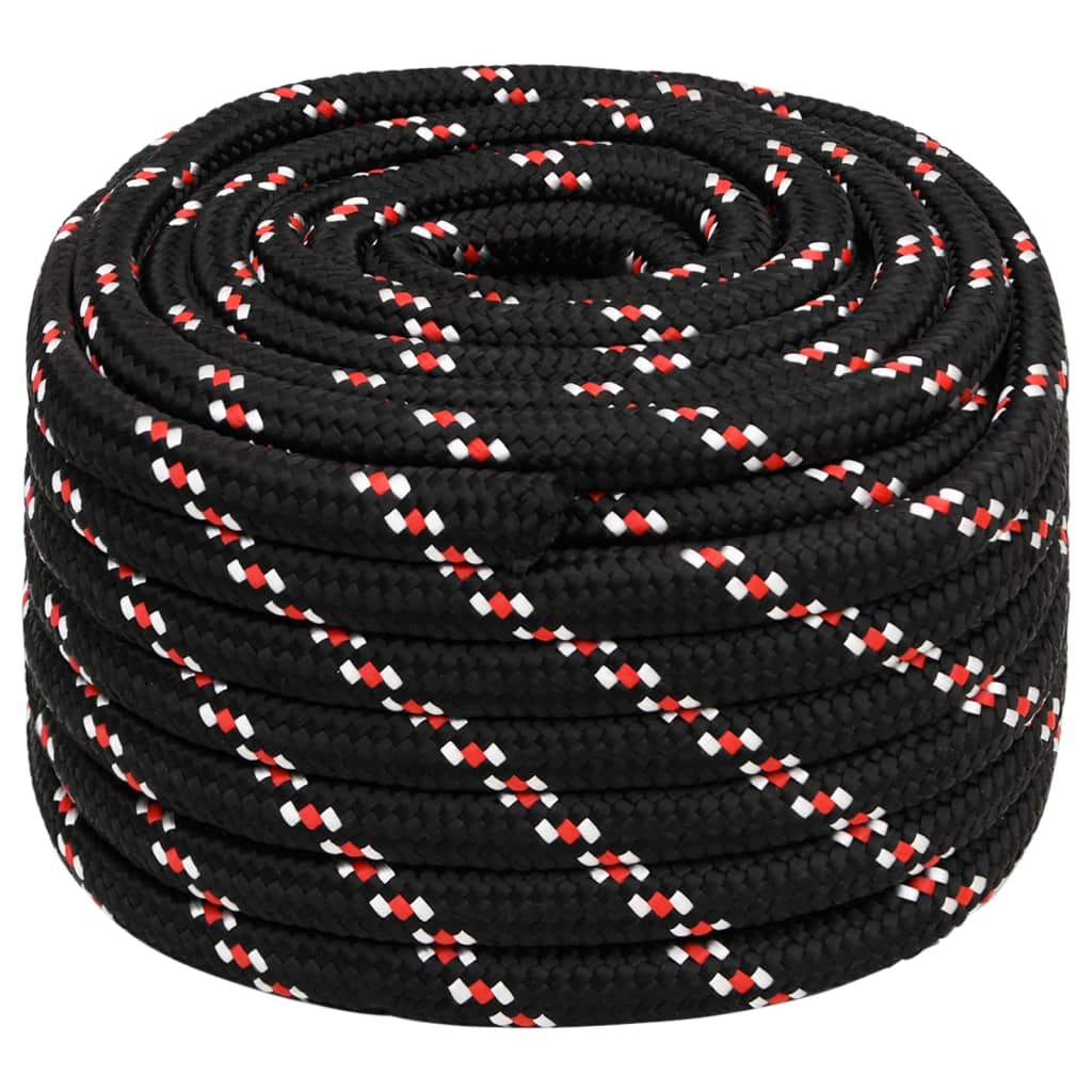 Vidaxl Boot Rope 20 mm 25 m Polypropylene black