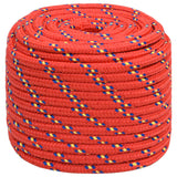Vidaxl čoln vrv 18 mm 25 m polipropilen rdeča
