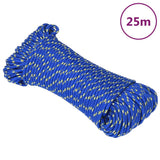 Vidaxl Boot Rope 3 m mm 25 m Polypropylen blo