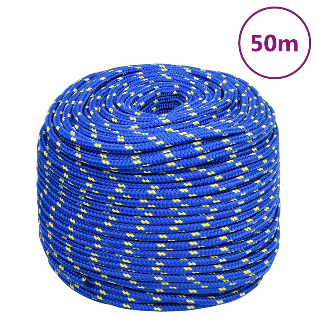 Vidaxl Boot Rope 6 mm 50 m Polypropylene blue