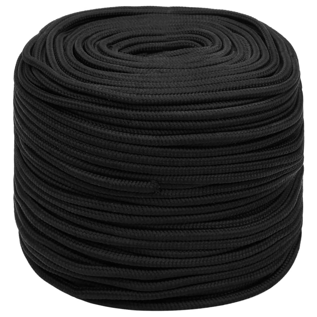Vidaxl Boat Rope 10 mm 100 m polypropen sort