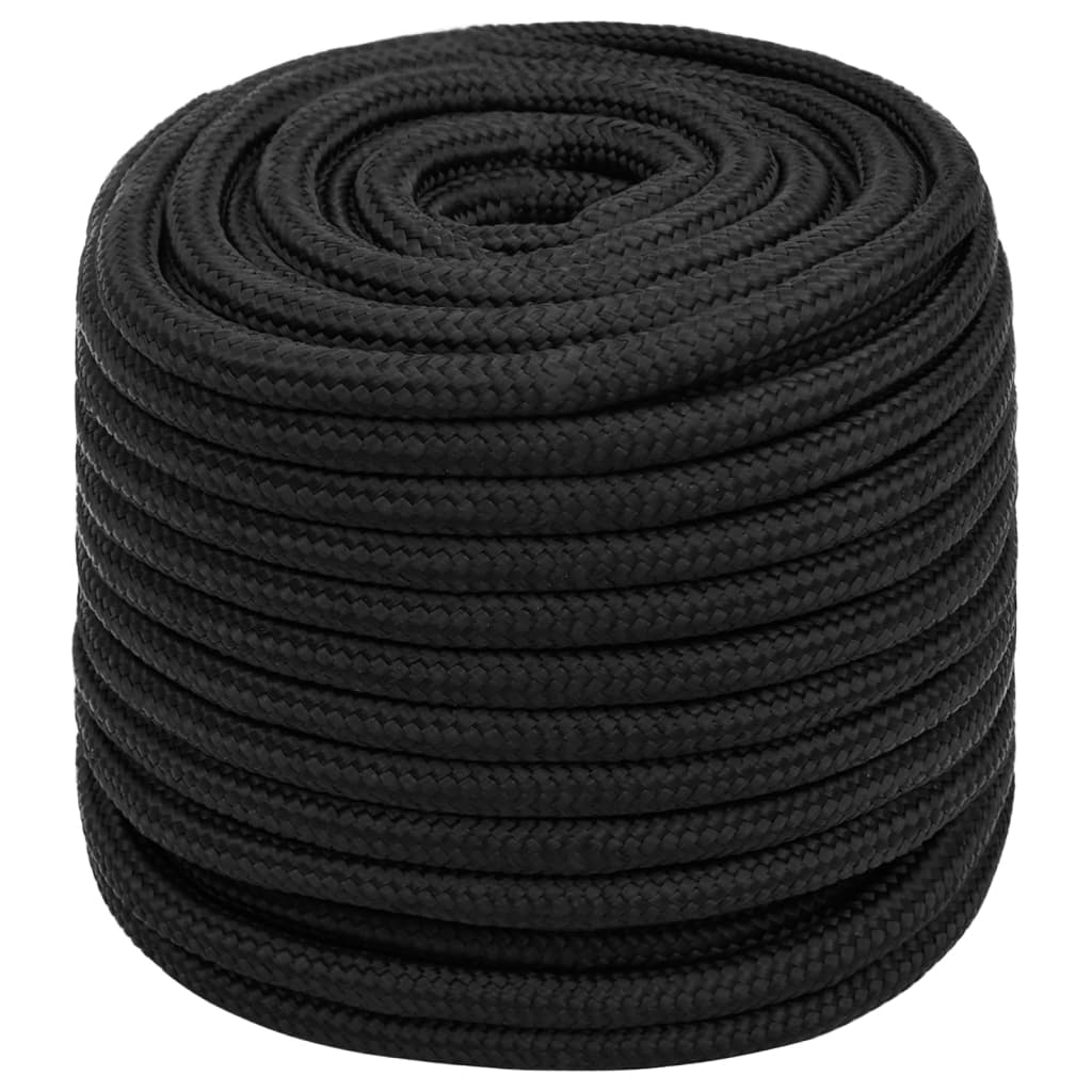 Vidaxl Boat Rope 16 mm 100 m polypropen sort