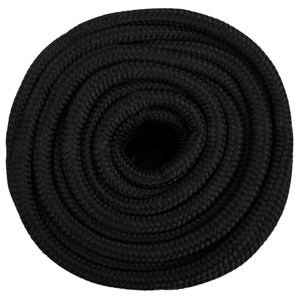 Vidaxl Boat Rope 16 mm 100 m polypropen sort