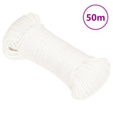 Vidaxl Boot Rope 4 mm 50 m Polypropylen voll wäiss