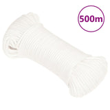 Vidaxl Boot Rope 4 mm 500 m Polypropylen voll wäiss