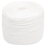 Vidaxl Boot Rope 6 m mm 25 m Polypropylen voll wäiss