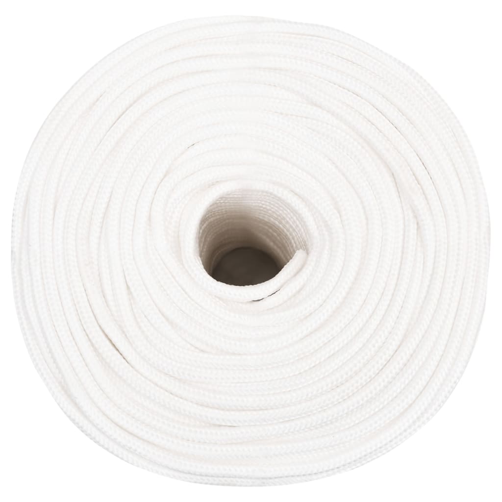 Vidaxl Boot Rope 6 m mm 25 m Polypropylen voll wäiss