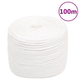 Vidaxl Boot Rope 10 mm 100 m Polropypylene voll wäiss
