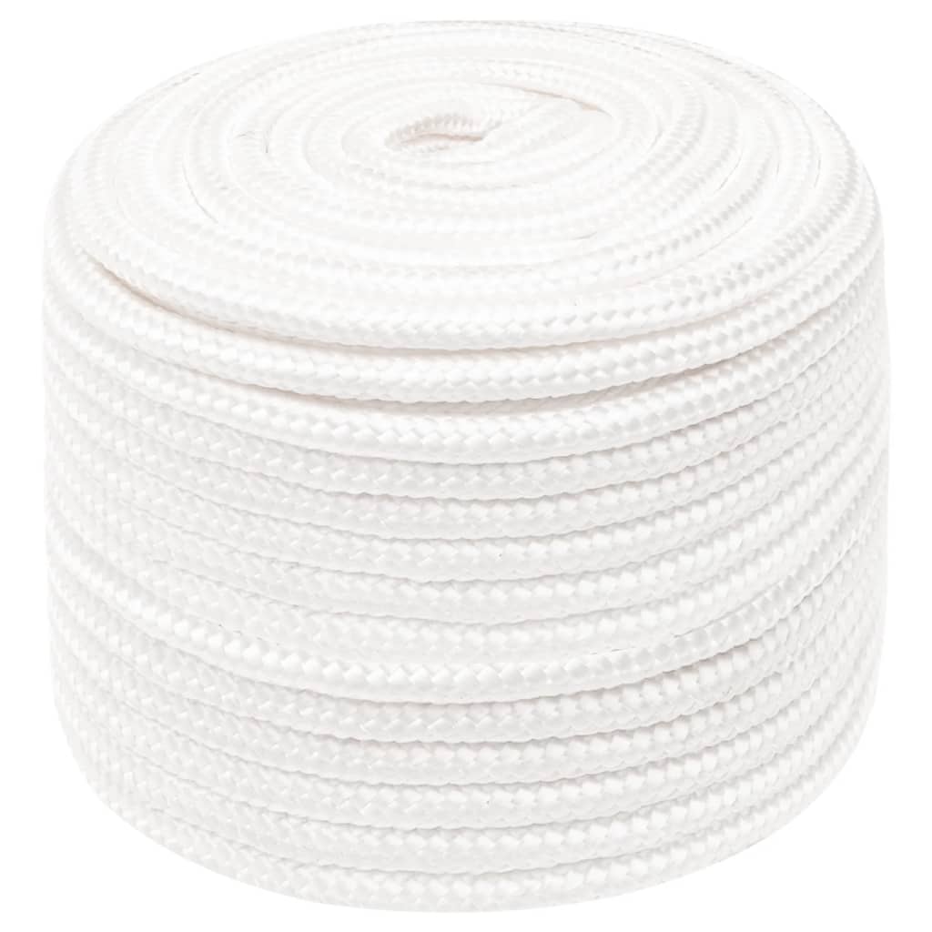 Vidaxl Boot Rope 14 mm 50 m Polypropylen voll wäiss