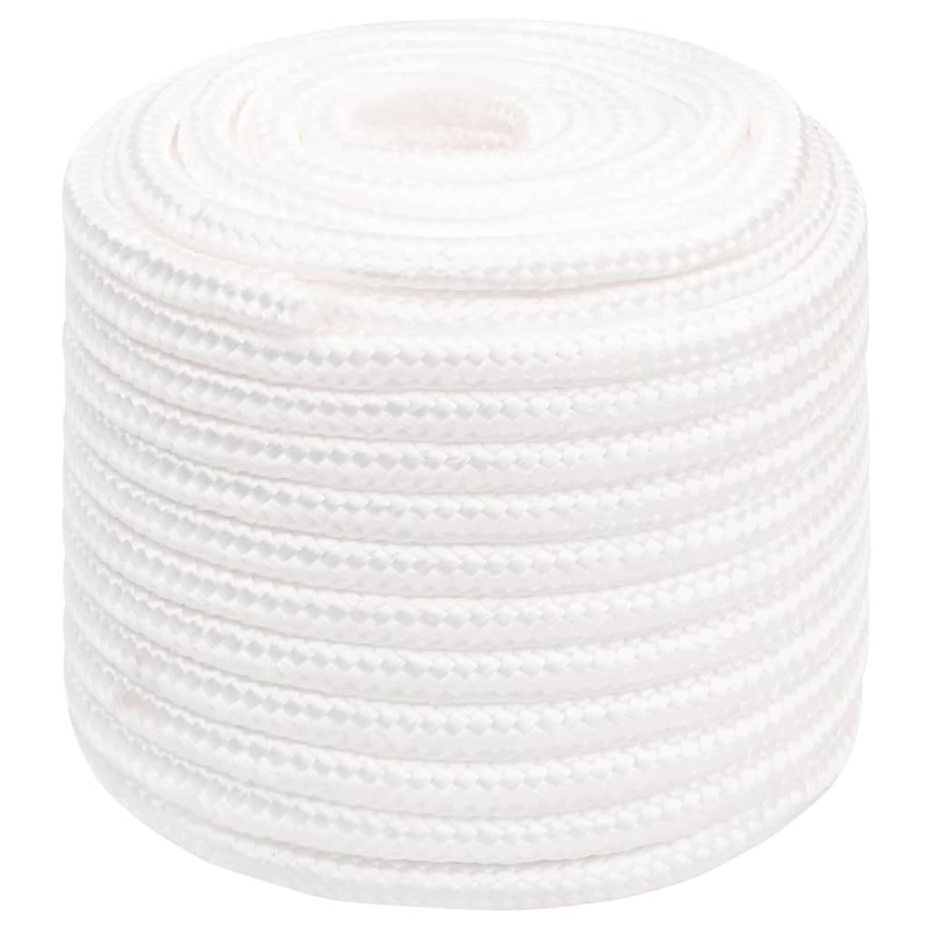 Vidaxl Boot Rope 16 mm 25 m Polypropylen voll wäiss