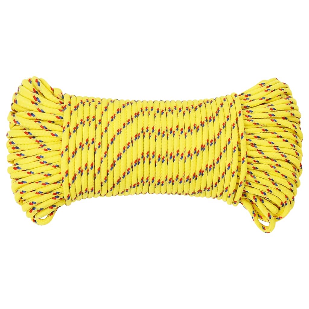 Vidaxl Boot rope 3 mm 25 m polypropylene yellow