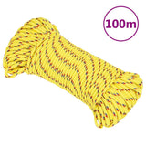 Vidaxl Boot Rope 5 mm 100 m Polropypylen Giel