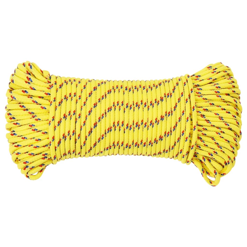 Vidaxl Boot Rope 5 mm 100 m Polropypylen Giel