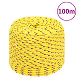Vidaxl Boot Rope 8 mm 100 m Polropypylen Giel