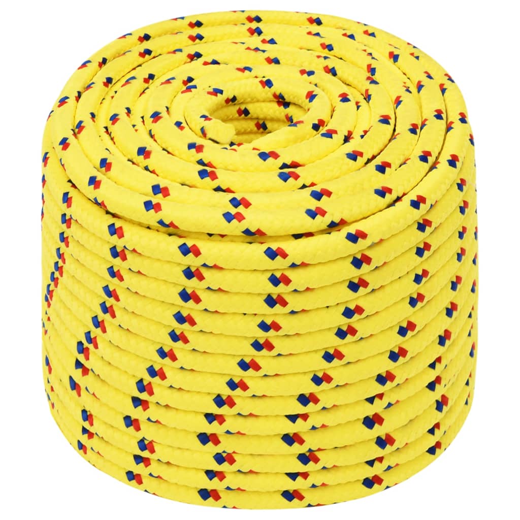 Vidaxl Boot Rope 12 mm 25 m Polropypylen Giel