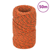 Vidaxl boat rope 2 mm 50 m polypropylene orange