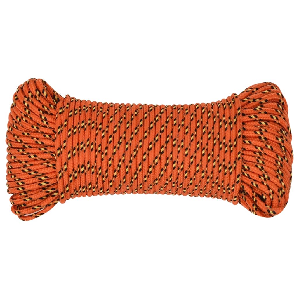 Vidaxl Boot Rope 5 mm 25 m Polropypylen orange