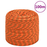 Vidaxl Boot Rope 8 mm 100 m Polropylen orange