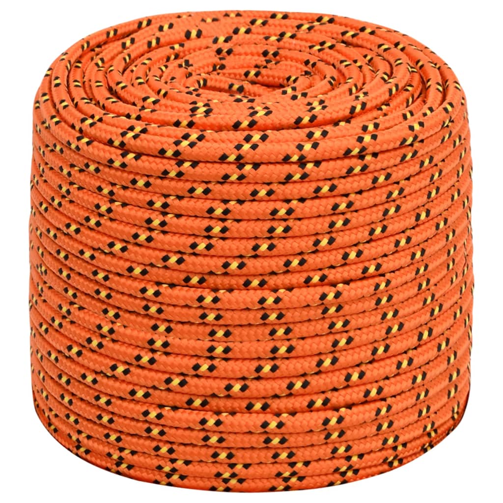 Vidaxl Boot Rope 8 mm 100 m Polropylen orange