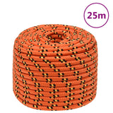 Vidaxl Boot Rope 14 mm 25 m Polypropylen orange