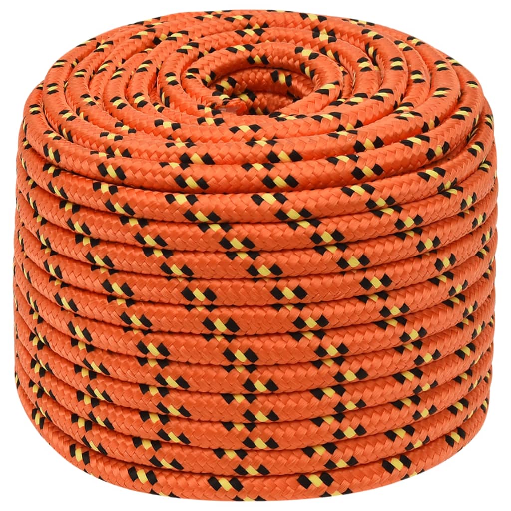 Vidaxl Boot Rope 14 mm 25 m Polypropylen orange