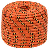 Vidaxl Boot Rope 14 mm 25 m Polypropylen orange
