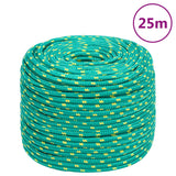 Vidaxl Boot Rope 8 mm 25 m Polroprope Gréng