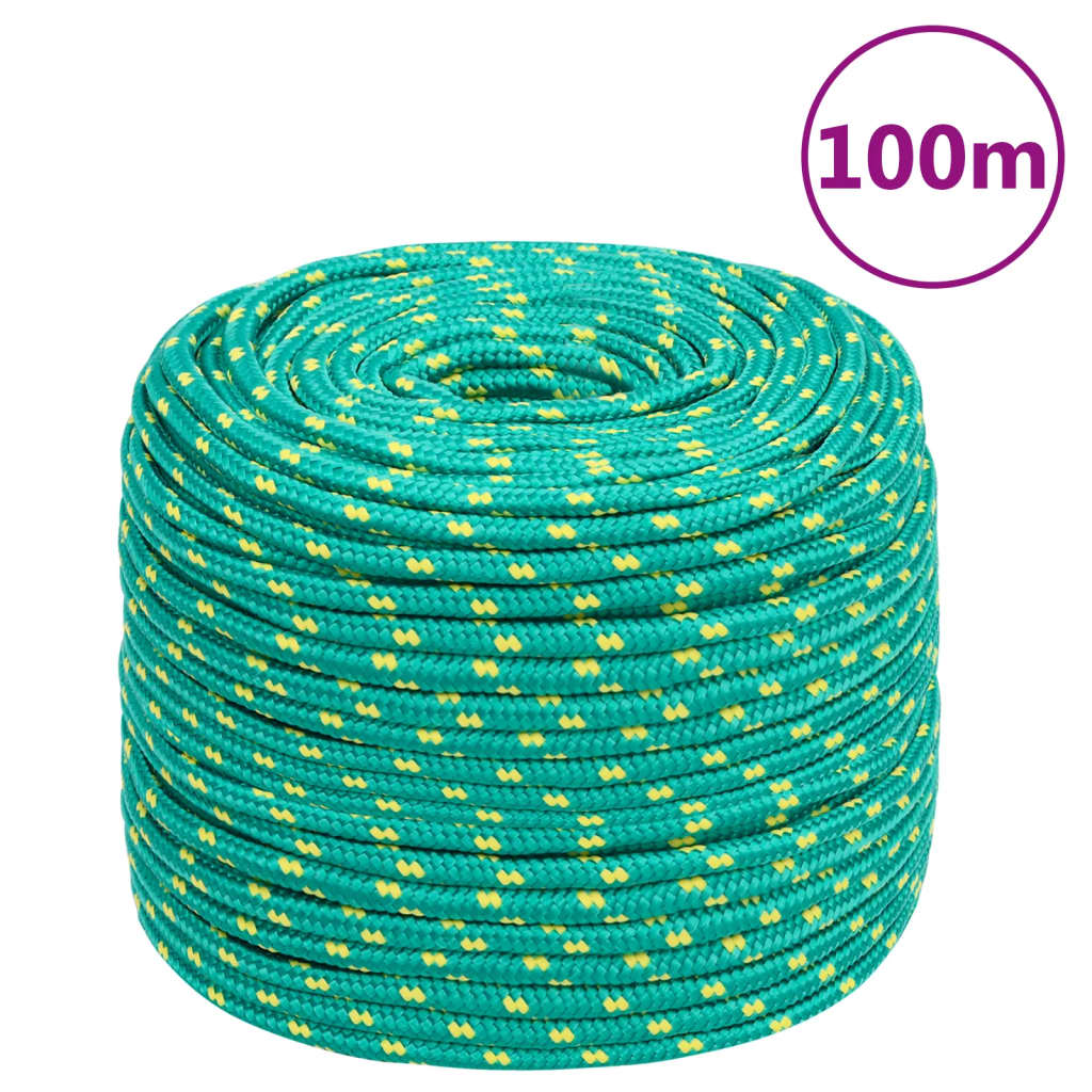 Vidaxl Boot Rope 10 mm 100 m Polropypylen Green