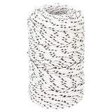 Vidaxl boat rope braided 2 mmx100 m polyester white