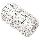 Vidaxl boat rope braided 2 mmx100 m polyester white