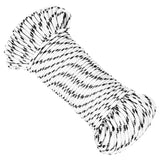 Vidaxl boottouw gevlochten 4 mmx25 m polyester wit
