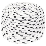 Vidaxl boat rope braided 8 mmx100 m polyester white4