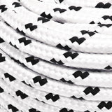 Vidaxl boat rope braided 8 mmx100 m polyester white4