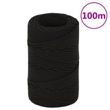 Vidaxl Werkouw 2 mm 100 m polyester black