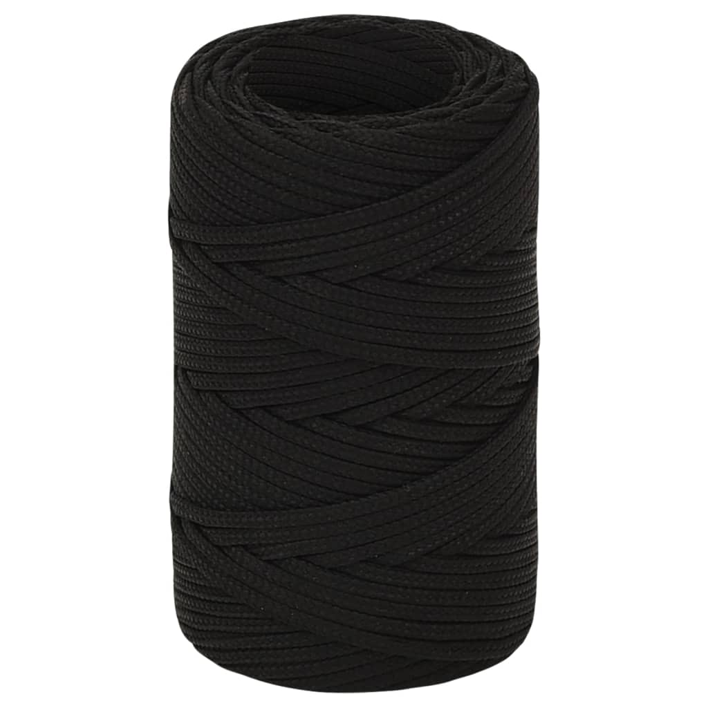Vidaxl Werkouw 2 mm 100 m polyester black