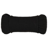 Vidaxl Werkouw 4 mm 250 m Polyester Black