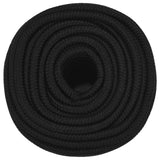 Vidaxl Werkouw 14 mm 25 m Polyester Black
