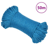 Vidaxl werkouw 6 mm 50 m polypropöen blo