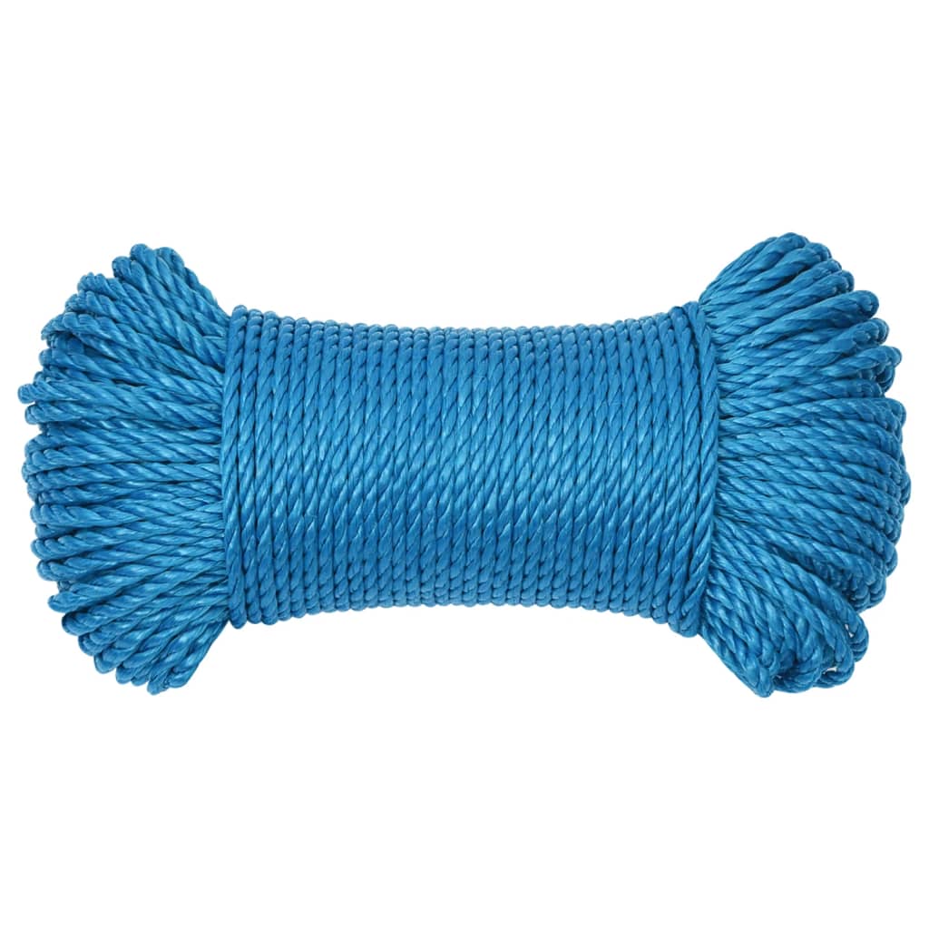 Vidaxl werkouw 6 mm 50 m polypropöen blo