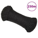 Vidaxl Werkouw 6 mm 250 m Polypropene black