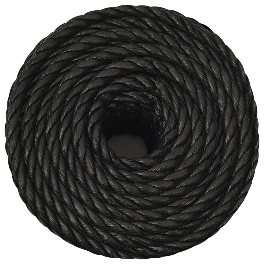 Vidaxl Werkouw 14 mm 25 m Polypropene black