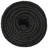 Vidaxl Werkouw 14 mm 25 m Polypropene black