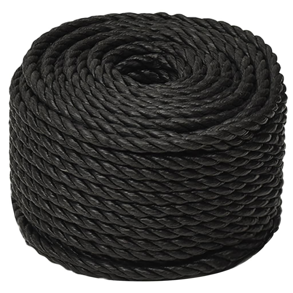 Vidaxl Werkouw 16 mm 25 m Polypropene black