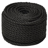 Vidaxl Werkouw 16 mm 25 m Polypropene black