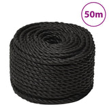 Vidaxl Werkouw 16 mm 50 m Polypropene black
