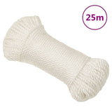 Vidaxl Werkouw 6 mm 25 m Polypropene white