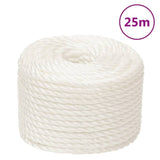 Vidaxl Werkouw 24 mm 25 m Polypropene white