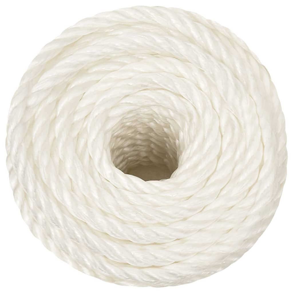 Vidaxl Werkouw 24 mm 25 m Polypropene white