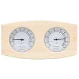 Vidaxl saunaset 2-in1 hygrothermograaf en zandloper massief grenenhout